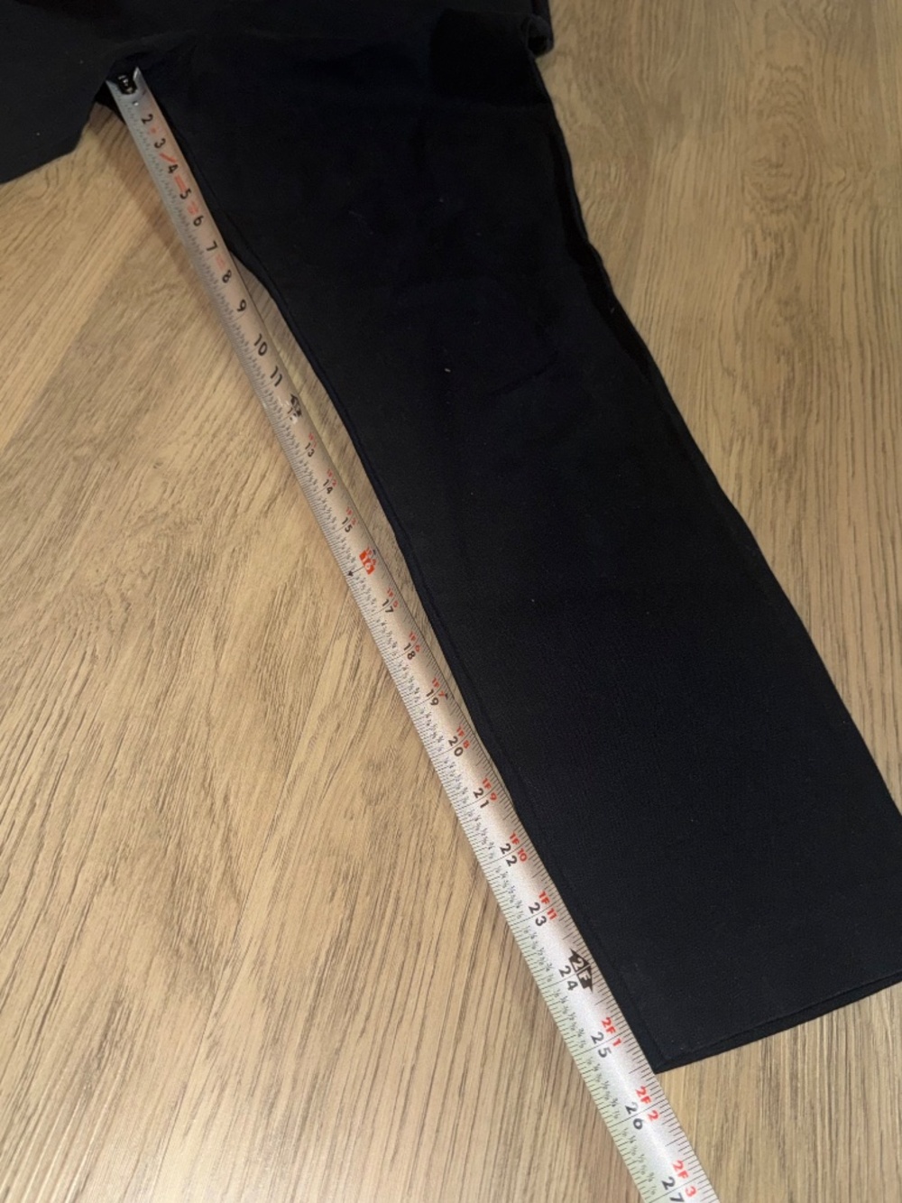 Old Navy Pixie Pants Bundle Black Red Slim Leg Cropped Office Workwear - Picture 3 of 9